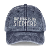 Psalm 23 Hat The Lord Is My Shepherd Cap EternalChristianTees Navy